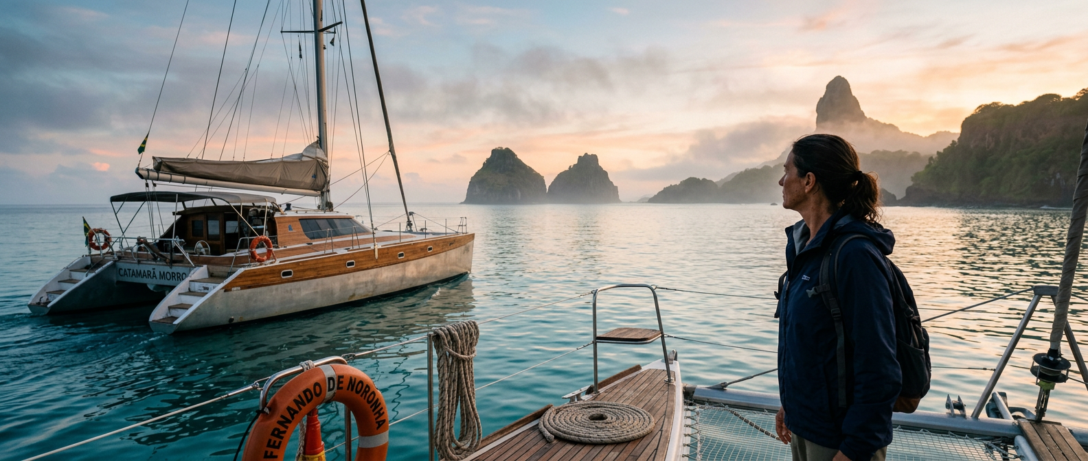 Passeio de Catamarã – Fernando de Noronha